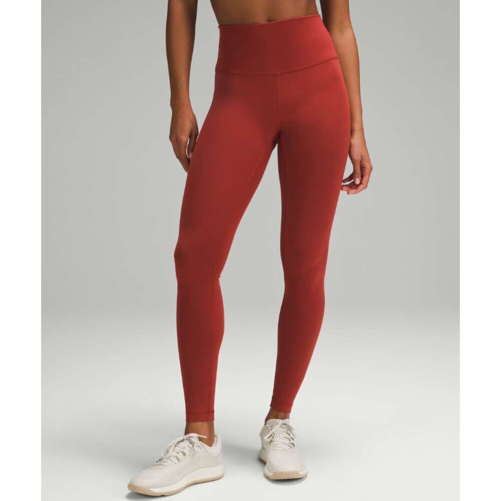 Lululemon Wunder Train High-Rise Tight 25" Terra Orange Size 2 EUC